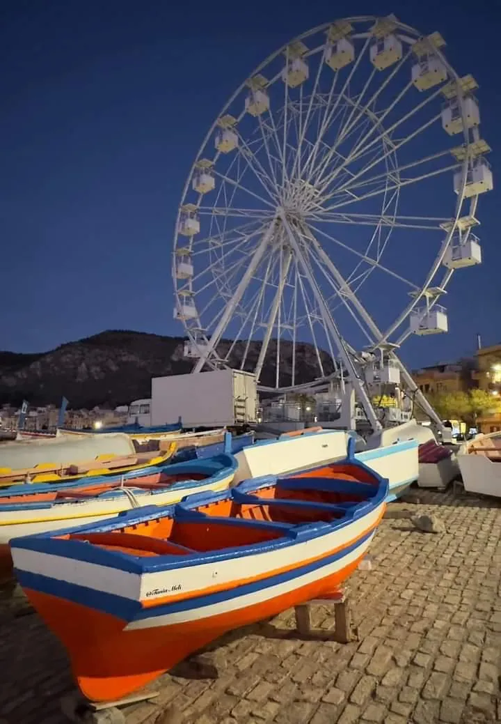 Tramonto e panorama sul mare di Aspra